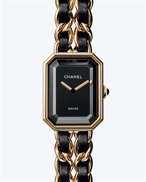 chanel premiere gold leather|chanel premiere watch.